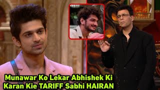 Bigg Boss 17 Weekend Ka Vaar Pe Munawar Ko Lekar Karan Johar Ne Kia Abhishek Ki Tareef [upl. by Lorolla]