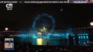 PASSAGEM DE ANO 20232024  PORTUGALMADEIRALONDRES  CMTV [upl. by Livingston]