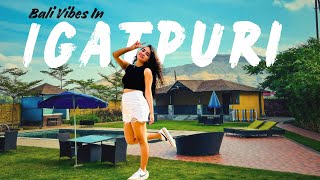 Experience Bali vibes in Igatpuris tropical retreat luxury spa and resort  Best resort in Igatpuri [upl. by Enitsirhc255]