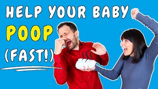 How to help a baby poop FAST The 4 MOST EFFECTIVE tools to quickly relieve constipation in babies [upl. by Genesa]