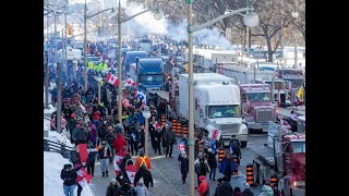 Trudeau encurralado protestos no Canadá já duram 8 dias e policia não vê saída shorts [upl. by Holle]