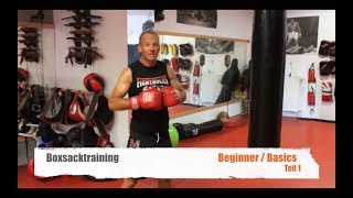 BOXSACK TRAINING BEGINNER TEIL1 mit Guido Wedekind [upl. by Burrill]