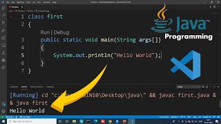 How to Run Java Program in Visual Studio Code  VS Code Java [upl. by Nyvlem529]