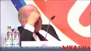 Uli Hoeneß weint auf der Jahreshauptversammlung 2013 des FC Bayern München [upl. by Redle]