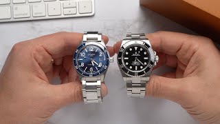 Glashütte Original SeaQ and the Rolex Submariner [upl. by Nelle292]