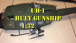 UH 1 Huey Gunship 132 scale by Revell [upl. by Asfah]