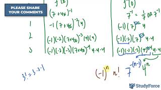 📚 How to find the general formula for a Maclaurin series Question 1 [upl. by Siulesoj345]