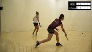 라켓볼｜2016 US OPEN Racquetball ChampionshipSumin LeeKOR 이수민 vs Michele MorissetteCAN [upl. by Aicertal]