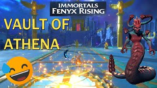 IMMORTALS FENYX RISING How to complete VAULT OF ATHENA [upl. by Barb456]