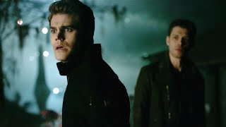 The Vampire Diaries 7x14 Klaus Saves Stefan From The Huntress Crossover Episode [upl. by Asilla555]