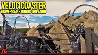 VelociCoaster PreCreation NoLimits 2  Universals Islands of Adventure [upl. by Emorej]