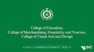 Education CMHT CVAD  UNT Commencement Fall 2023 [upl. by Marcille562]