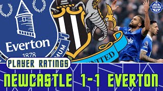 Newcastle United 11 Everton  Player Ratings [upl. by Ashok413]