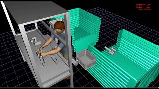 CD Welder Simulation  Ergonomics 3D Modeling amp Simulation [upl. by Sancha]