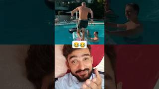 Funny Pool CHALLENGE 😂 funny fun pool prank challenge shorts [upl. by Orion272]