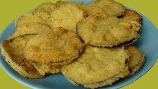 BERENJENAS FRITAS TRUCO PARA QUE QUEDEN MUY CRUJIENTES  RECETA FÁCIL [upl. by Nakre]