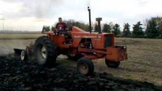 Allis Chalmers 190 XT series III plowing [upl. by Jared767]