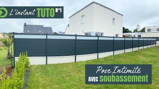 TUTO N°1  Intimité avec soubassement [upl. by Forta]