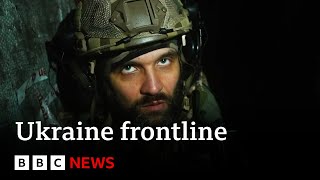 The Defenders of Donbas Ukraine war frontline report  BBC News [upl. by Anuait]