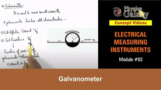 Moving Charges n Magnetism 16 Moving Coil Galvanometer  Radial Field Current n Voltage Senstivity [upl. by Bremser]