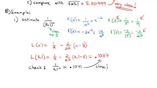 42 Linear Approximations and Differentials [upl. by Harrie141]