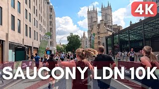 2024 Saucony London 10K  Full Race  Virtual Treadmill Run 4K60 [upl. by Peednama]