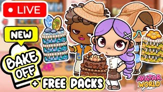 🔴 LIVE FREE AVATAR WORLD PACKS  BAKE OFF  FASHION STARS MULTIPLAYER CHALLENGE [upl. by Yenmor]