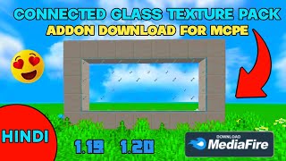 Download connected Glass Addon For minecraft mcpe  Mediafire link  Hindi  all version Work [upl. by Frulla]