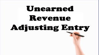 Module 3 V7  Unearned Revenue Adjusting Entry Example [upl. by Nevins]