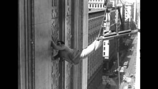 Harold Lloyd in Feet First 1930  The Climbing Scene Part 2 [upl. by Bremen]