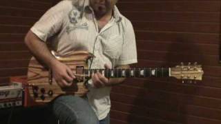 Handmade Guitar  Solid Zebrawood Harmon 003 [upl. by Aihtak138]