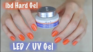 How To Apply IBD Hard Gel on Natural Nails  Part 1 of 2 [upl. by Enyahc]