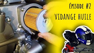 2 Vidange huile amp Filtre  Comet 650 GTR Hyosung [upl. by Justin]