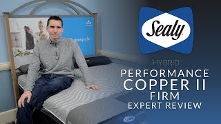 Sealy Posturepedic Hybrid Performance Copper II Firm Mattress Expert Review [upl. by Onaicul]