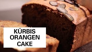 Veganer Kürbis Kuchen Vegan Pumpkin Cake [upl. by Nivla917]