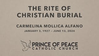 061824  Celebrating the Life – Carmelina Mollica Alfano [upl. by Otrebire54]