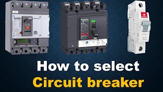 How to select circut breaker Size Selection of mccb rating [upl. by Greenstein]