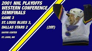 2001 NHL Western Conference Semifinal Game 3 Dallas Stars at St Louis Blues [upl. by Medovich]