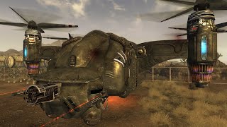 You Can Live Inside Drivable Vertibirds in Fallout New Vegas [upl. by Emiaj]