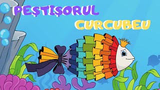 PEȘTIȘORUL CURCUBEU 🐠🌈  poveste terapeutică Bucuria de a dărui [upl. by Lanita]