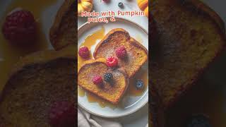 How to Make Pumpkin Spice French Toast  The Ultimate Fall Breakfast Recipe [upl. by Lalaj70]