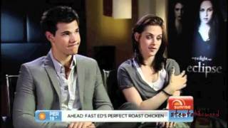 Taylor Lautner and Kristen Stewart Funny Moments [upl. by Ttenneb330]