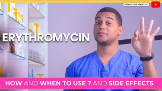 Erythromycin How to Use It amp 3 Common Side Effects [upl. by Gerrie]