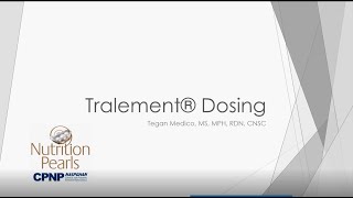 August 2021 NASPGHAN Pearl Tralement Dosing [upl. by Gerty]