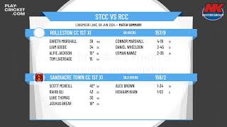 Sandiacre Town CC 1st XI v Rolleston CC 1st XI [upl. by Asim791]