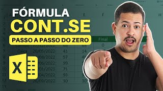 Como fazer a função CONTSE no EXCEL [upl. by Euginimod]