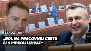 Matovič reaguje na ostrý incident s Dankom líder SNS nám ukázal chrbát [upl. by Maurita]