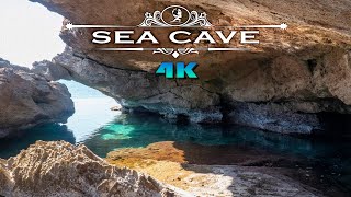 Sea Cave  4K  Ambience by Alpha  Visuals amp Sounds [upl. by Anemij387]