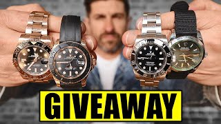 Giving Away My Watch Collection to YOU Not Clickbait [upl. by Skier764]