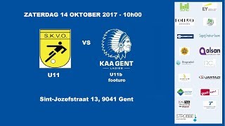 SKV Oostakker U11 KAA Gent Ladies U11B 14102017 [upl. by Itsrik]